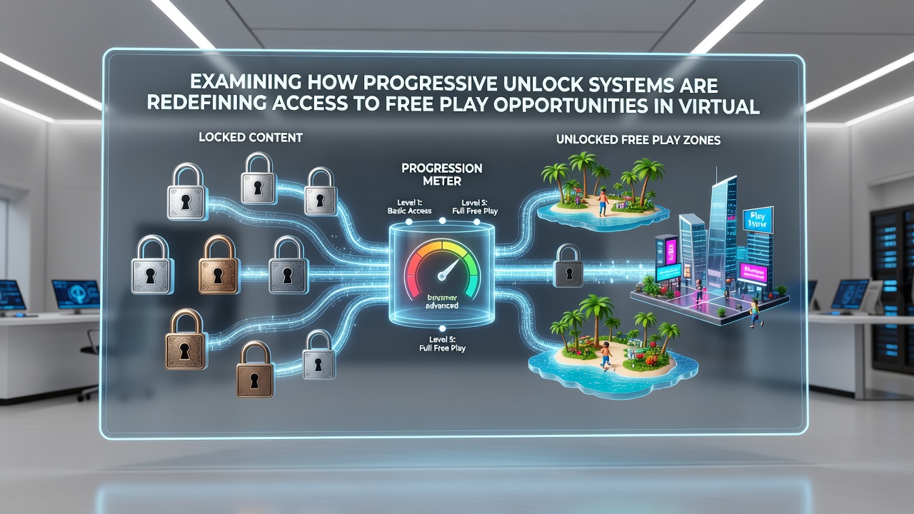 Screenshot of mobile casino app displaying progressive unlock progression with free play tiers and reward notifications