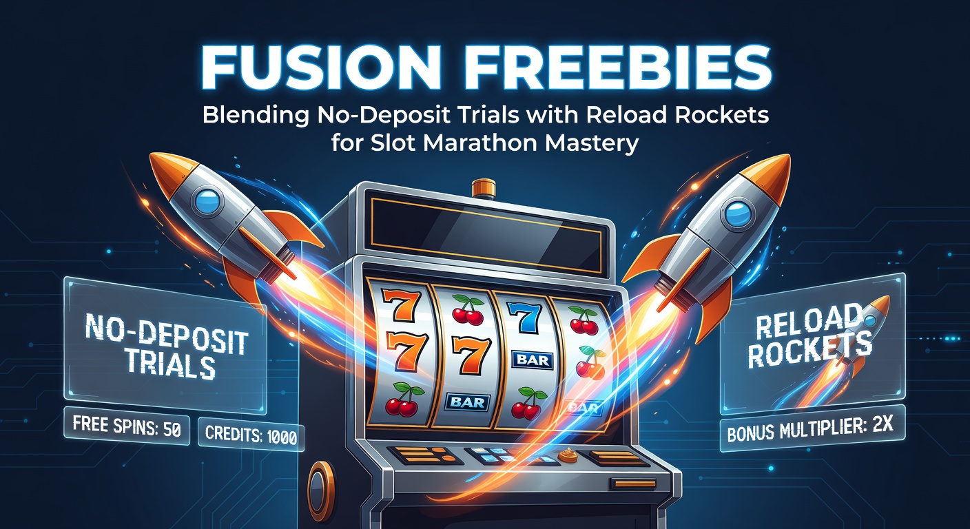Vibrant slot reels exploding with bonus icons, illustrating the fusion of free trials and reload offers in extended gaming sessions