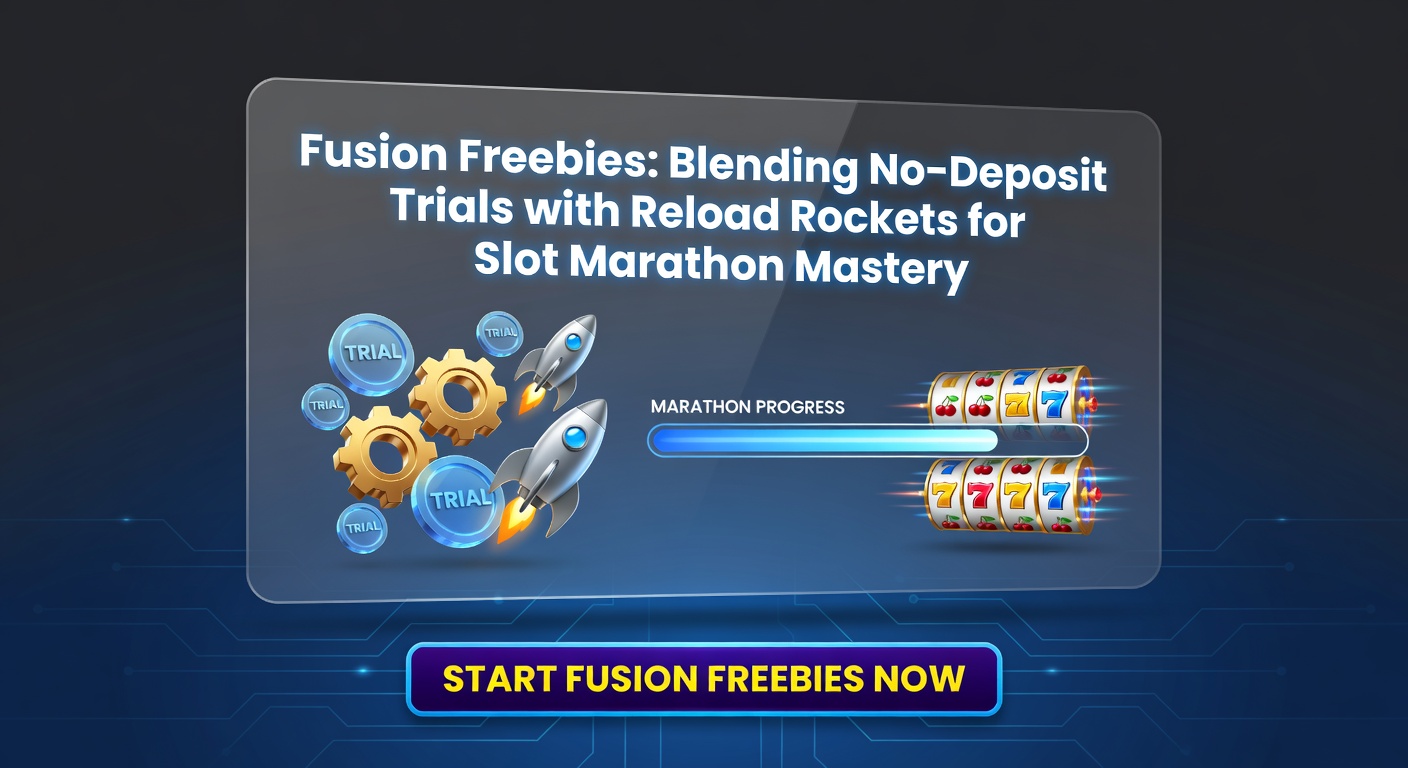 Dynamic graphic of stacked bonus layers, showing no-deposit spins transitioning into reload explosions for prolonged slot marathons
