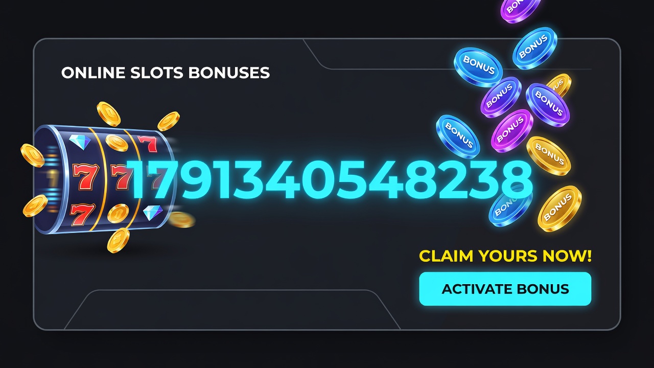 Close-up view of slot game reels with bonus notification overlay