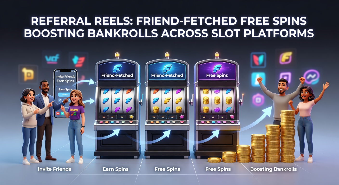 Players sharing slot referrals on mobile devices, unlocking free spins together