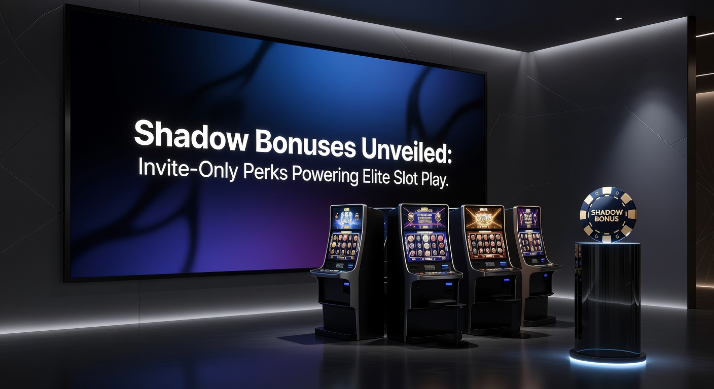 VIP slot interface displaying activated shadow bonus overlay with exclusive multipliers and perks