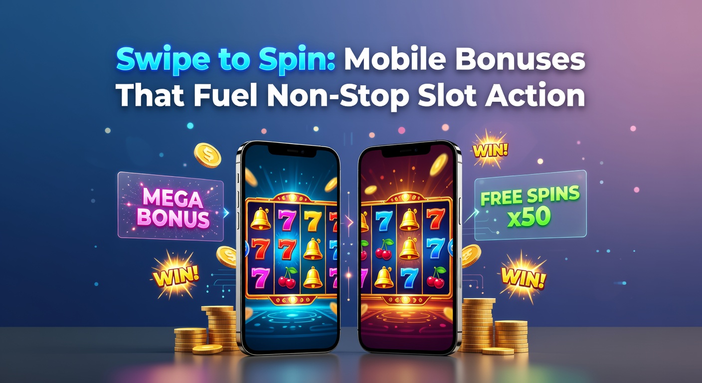 Close-up of a player's hand swiping on a mobile device to activate a slot bonus wheel, with glowing coins and jackpots bursting forth